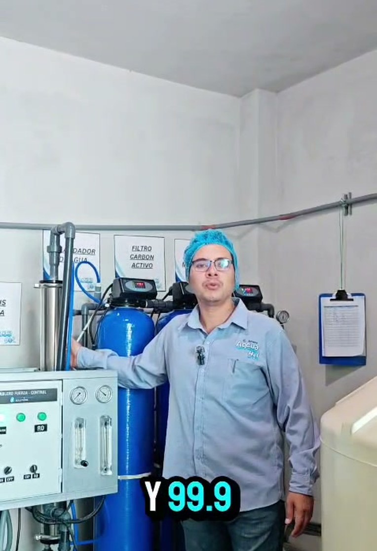 Equipo de ósmosis inversa de Aqcua H2O